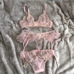 Victoria’s Secret Tulle Lingerie Set
